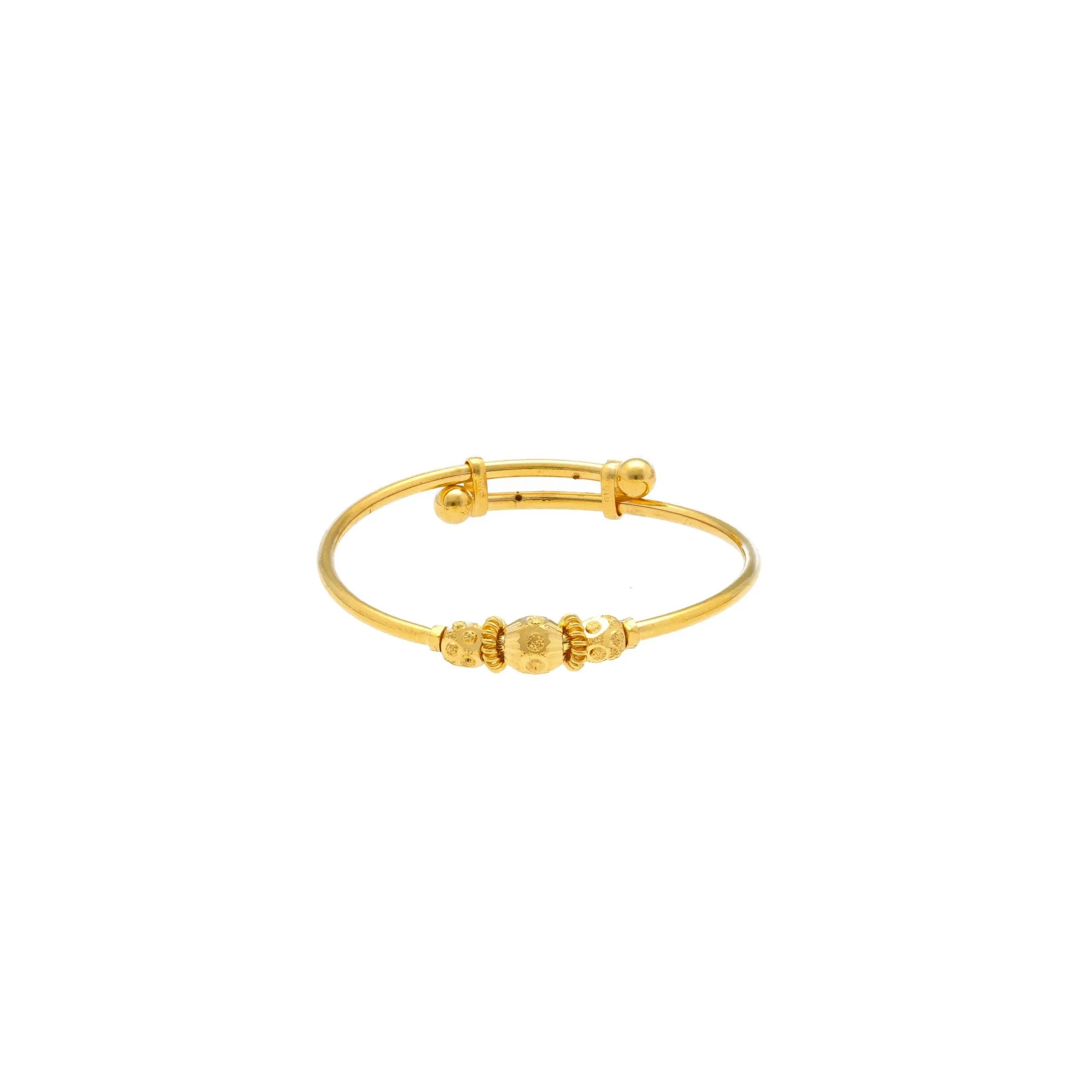 22K Gold Baby Bangle W/ Adjustable band