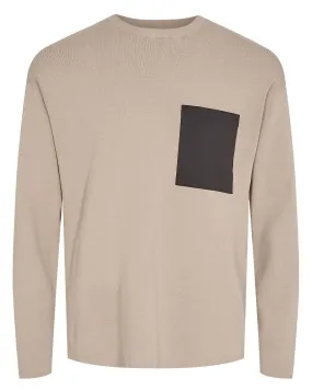 AKKARL CREW NECK - Cobblestone