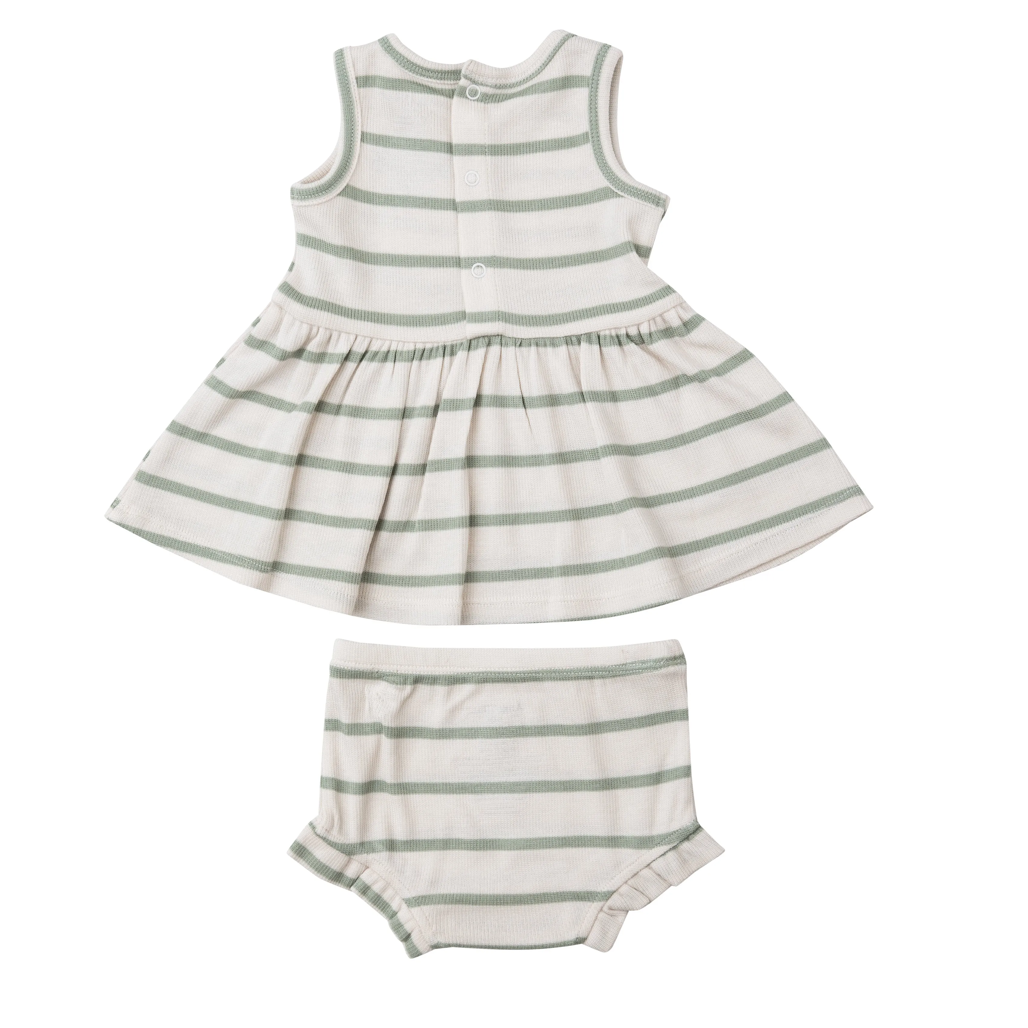 Angel Dear Peplum Tank & Bloomer Set - Desert Sage   Sugar Swizzle