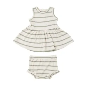 Angel Dear Peplum Tank & Bloomer Set - Desert Sage   Sugar Swizzle