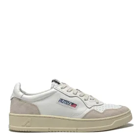 Autry Medalist Low Leather / Suede White Trainers