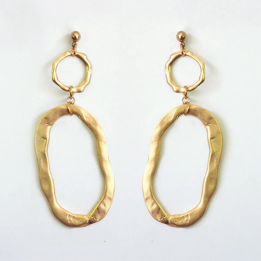 BARK EARRINGS [ Gold Plated ]