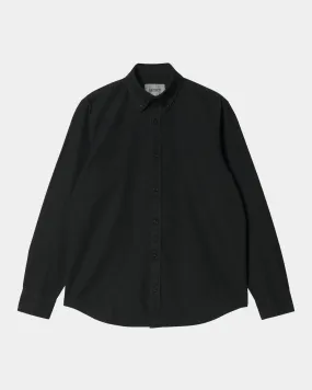 Bolton Shirt | Black (garment dyed)