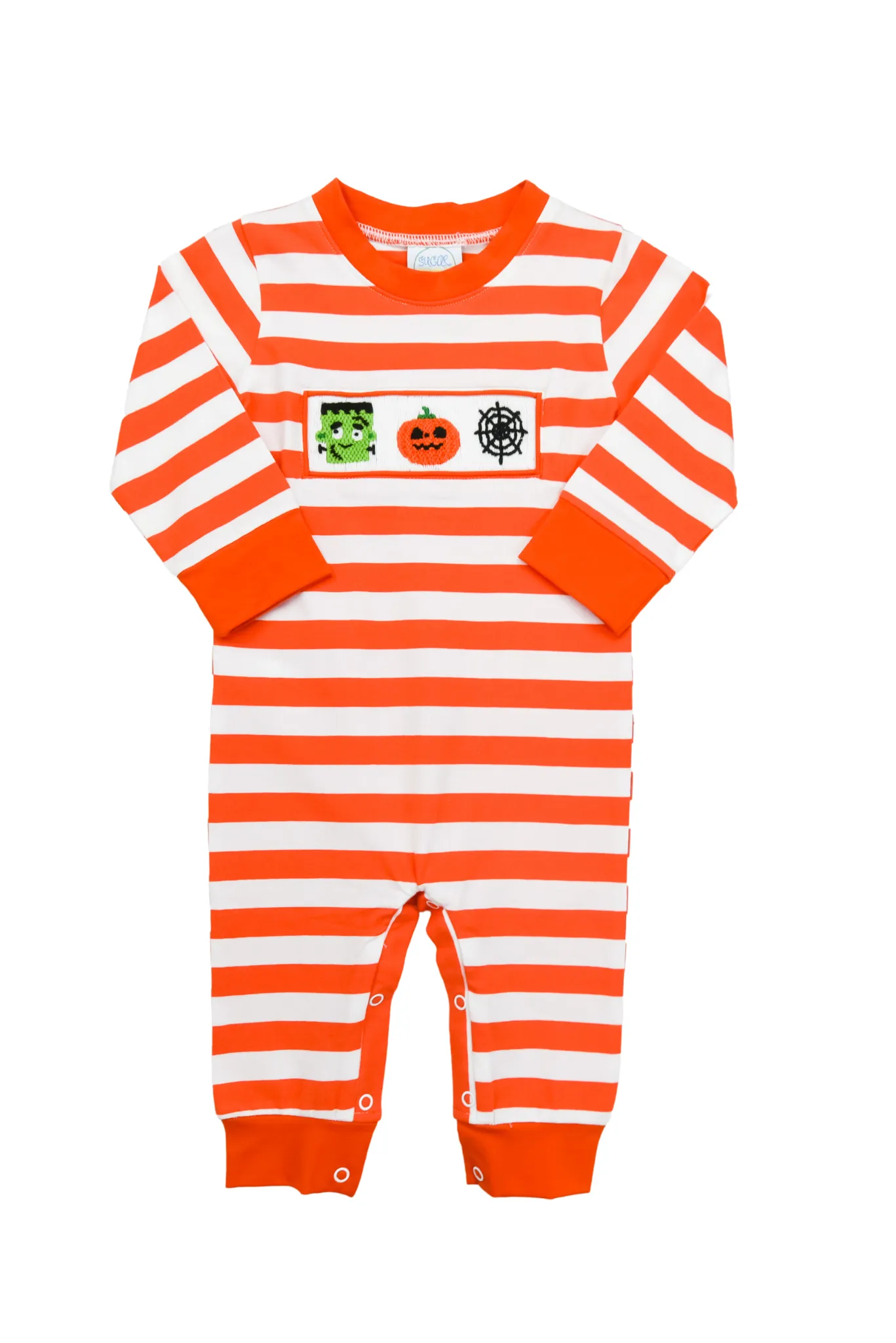 Boys Spooky Smocked Romper