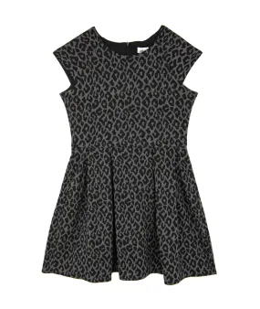 By Debra Girls Animal Print Cap Sleeve Dress