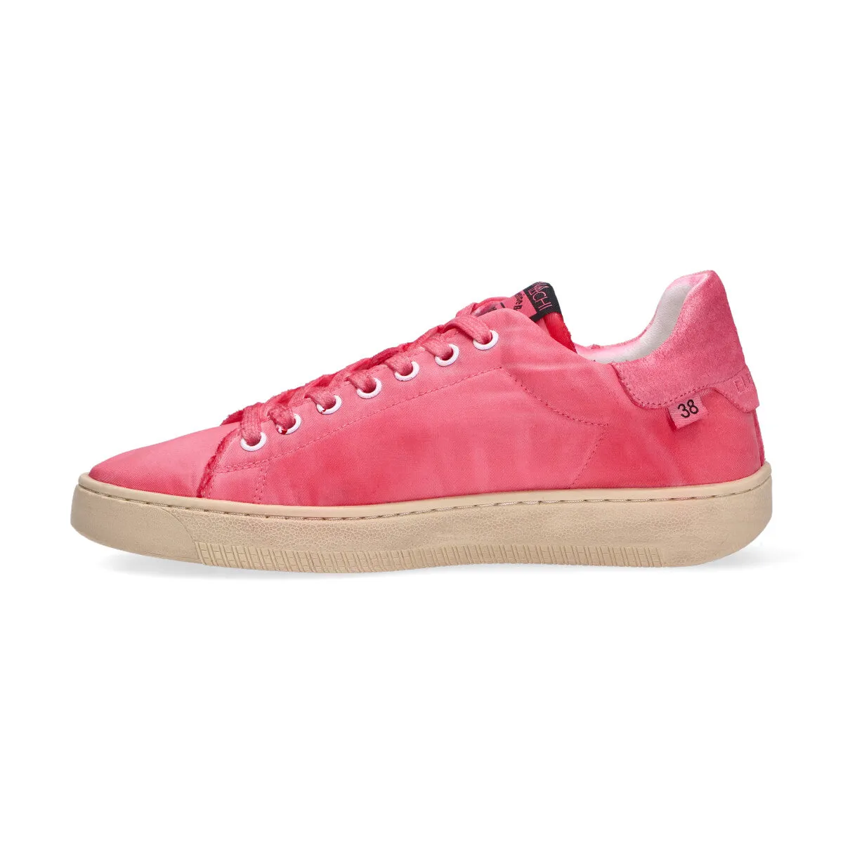 Elena Iachi sneaker Smash nylon camoscio rosso