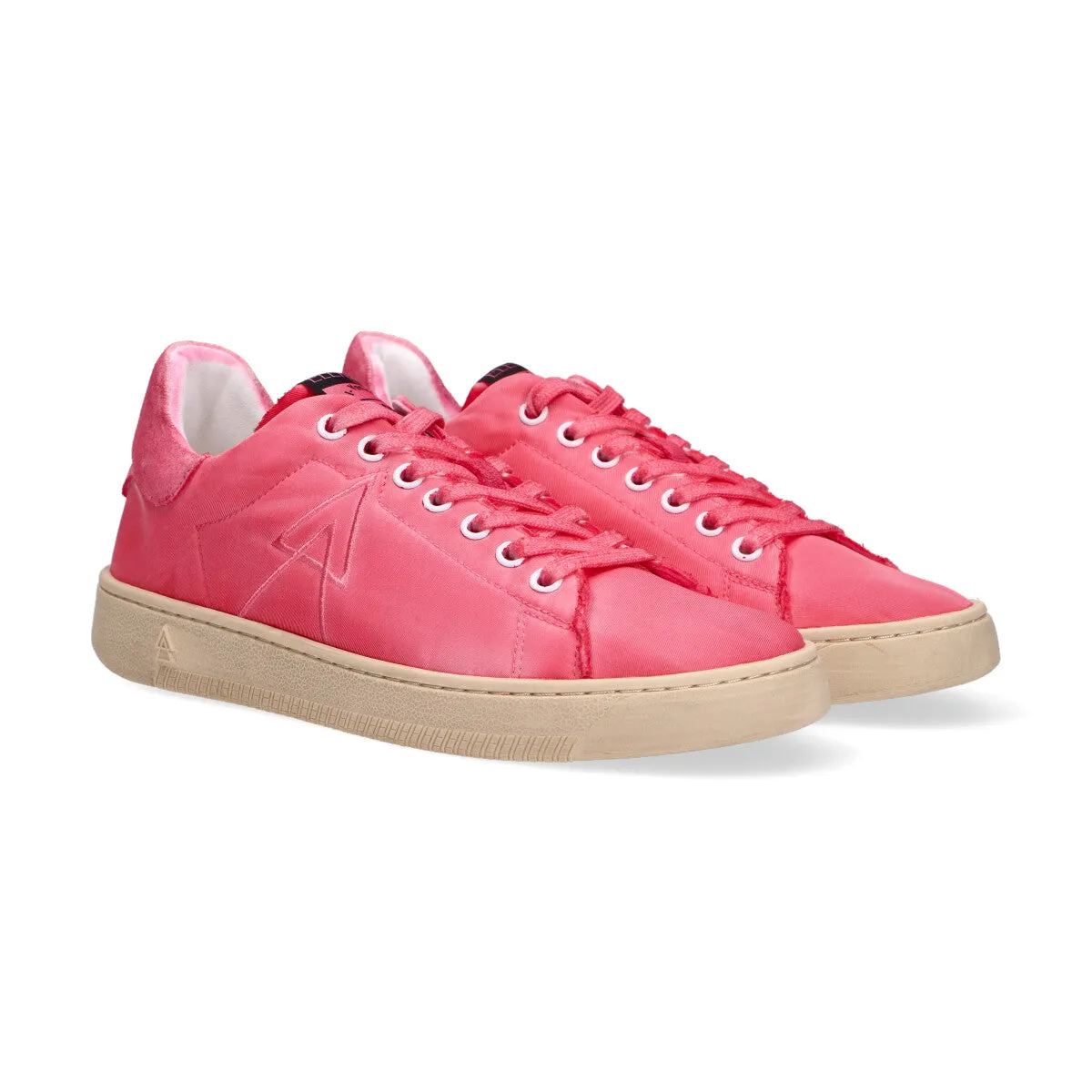 Elena Iachi sneaker Smash nylon camoscio rosso