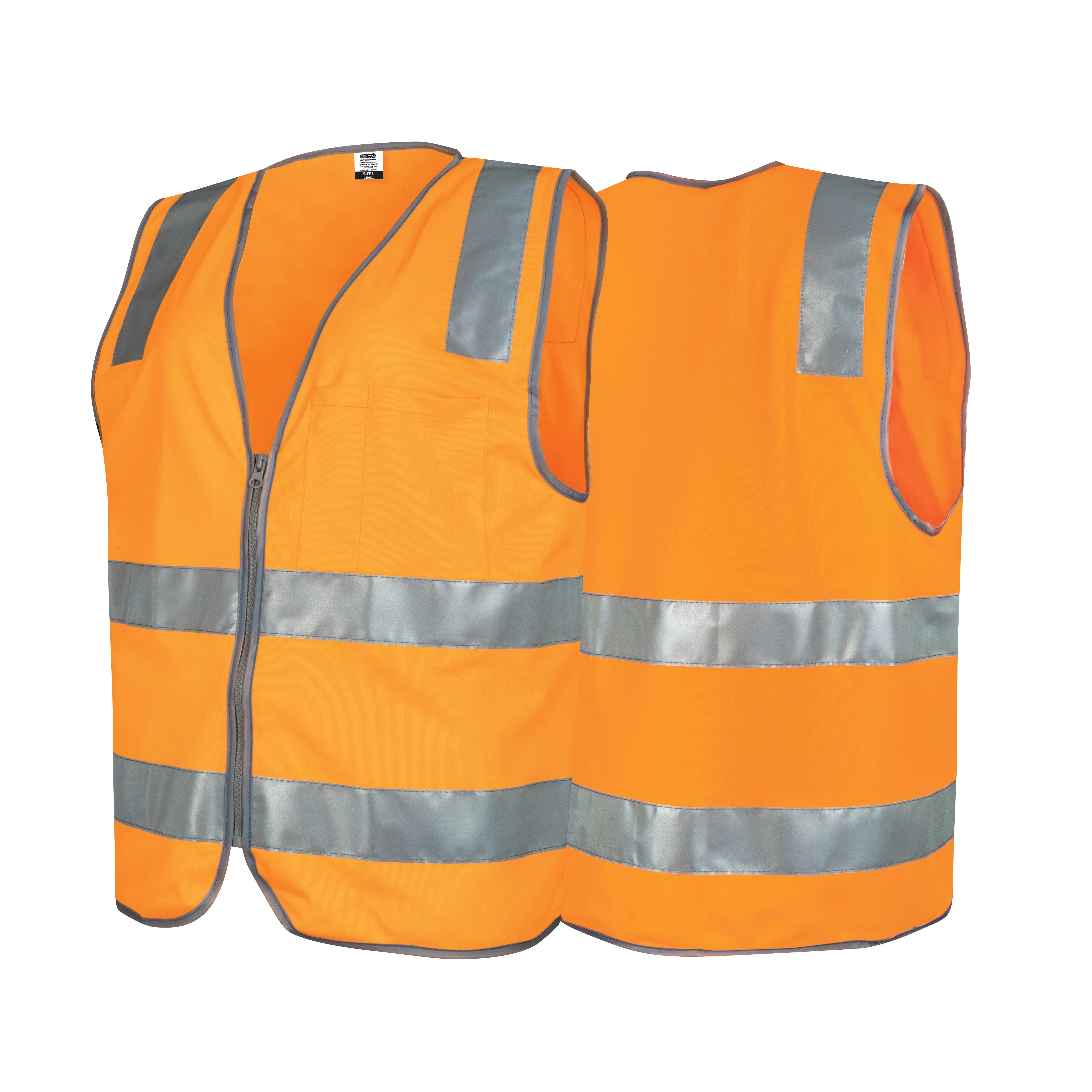 Force360 VIC Rail Day/Night Safety Vest (Orange) CWRX197