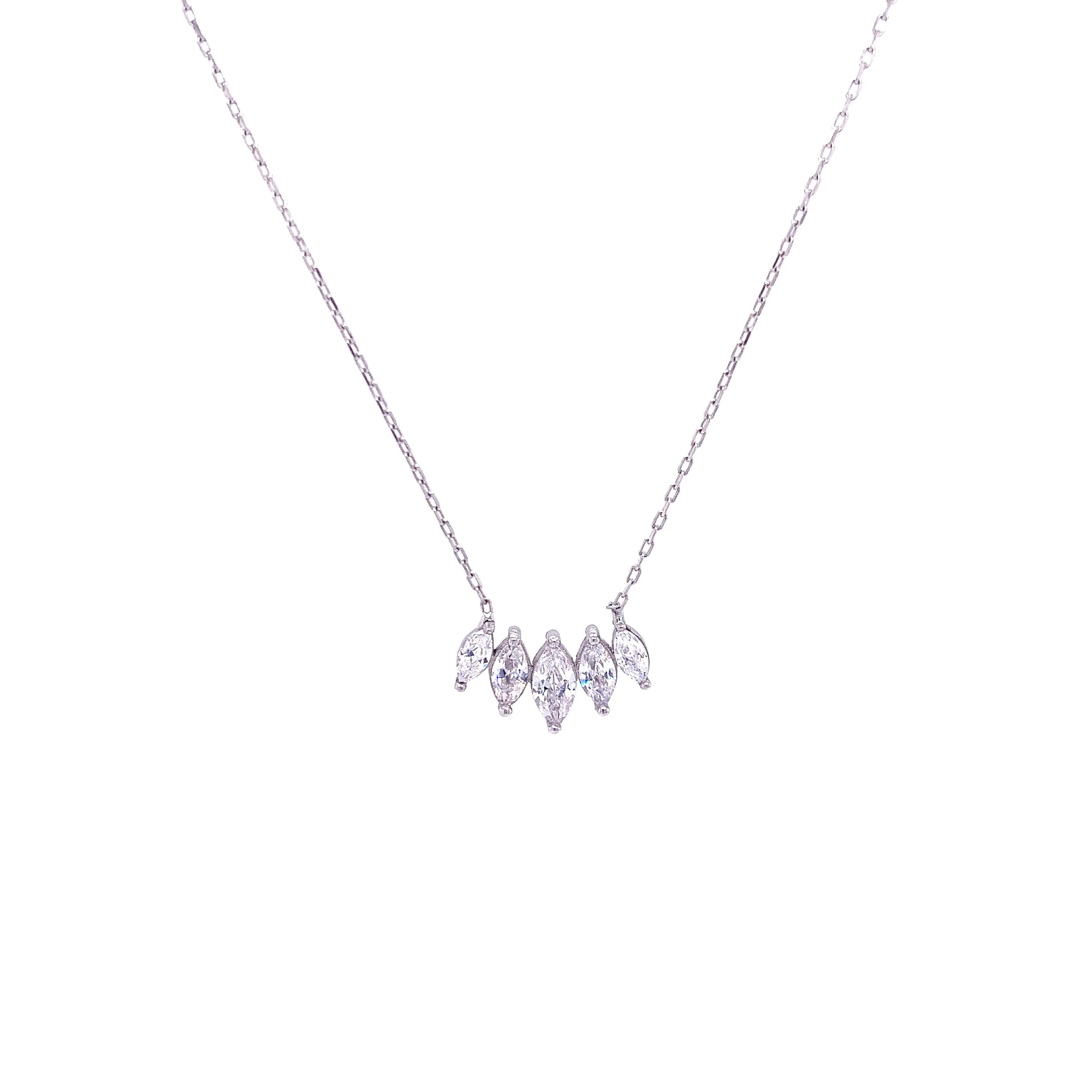 Gradient Marquise CZ Necklace