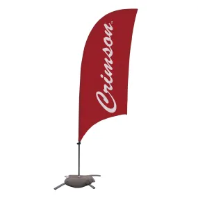 Harvard Tailgate Feather Flag