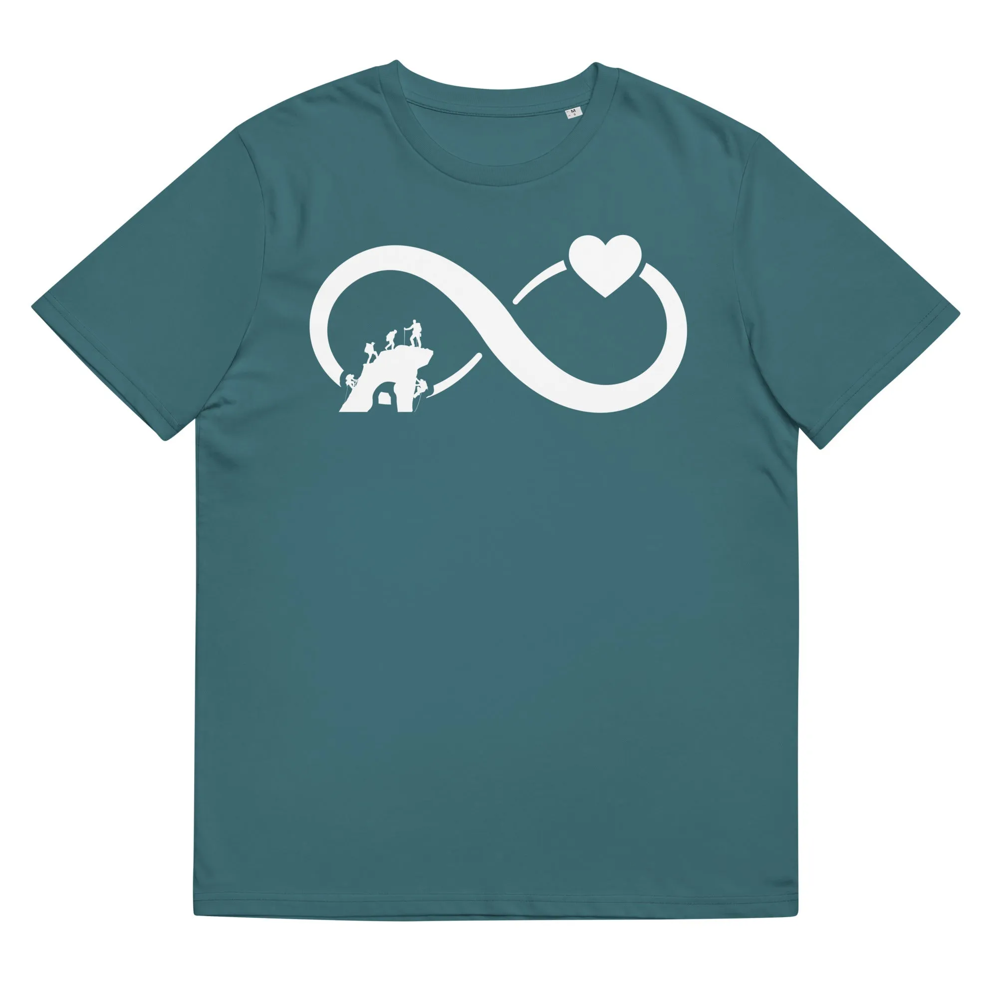 Infinity Heart and Climbing - Herren Premium Organic T-Shirt