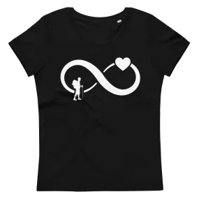 Infinity Heart and Hiking - Damen Premium Organic T-Shirt