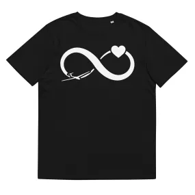 Infinity Heart and Sailplane - Herren Premium Organic T-Shirt