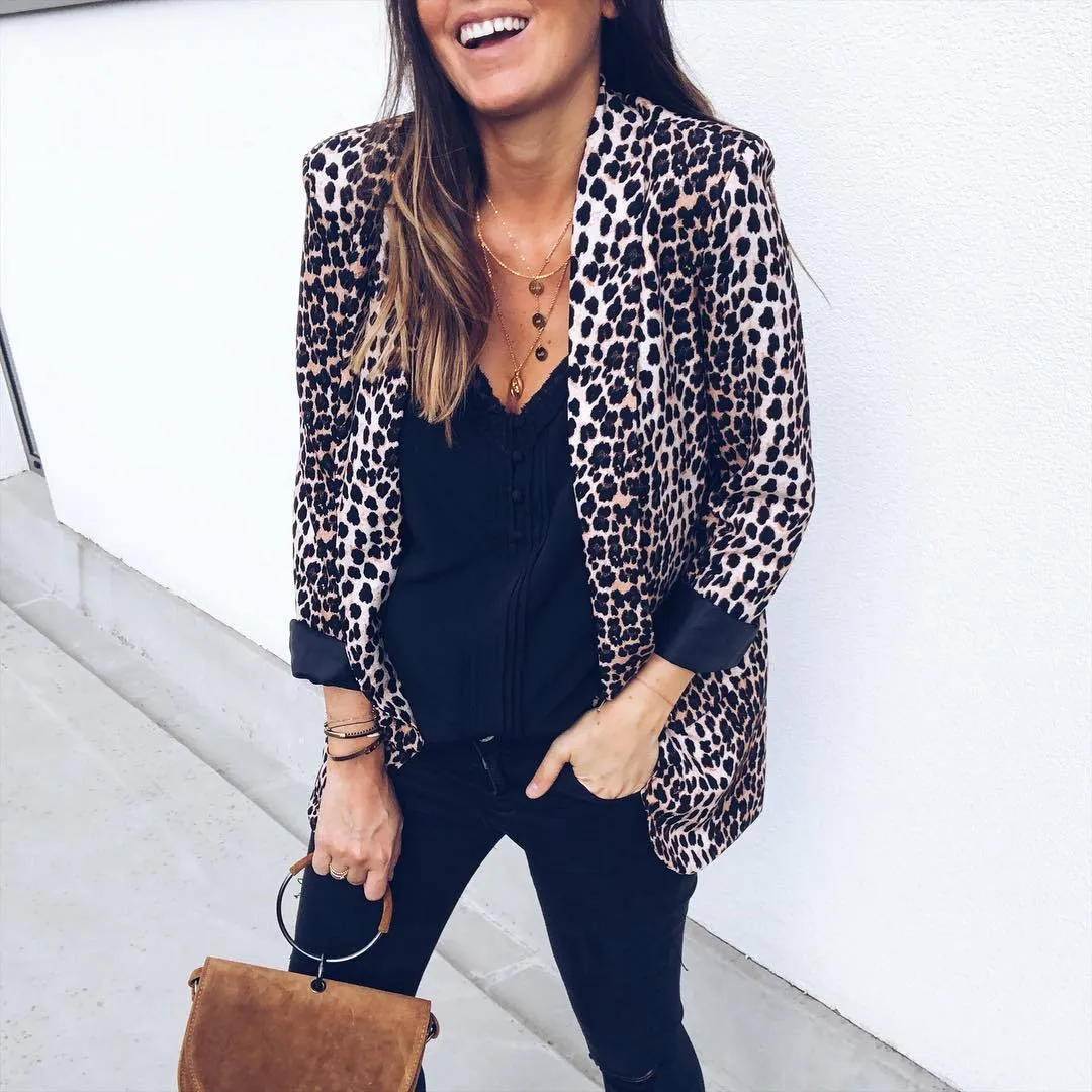 Leopard Print Suit