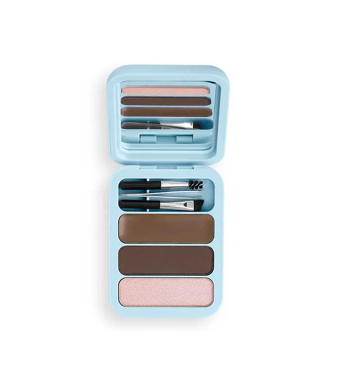 Makeup Obsession - Kit para cejas Brow Goals - Medium to Dark Brown