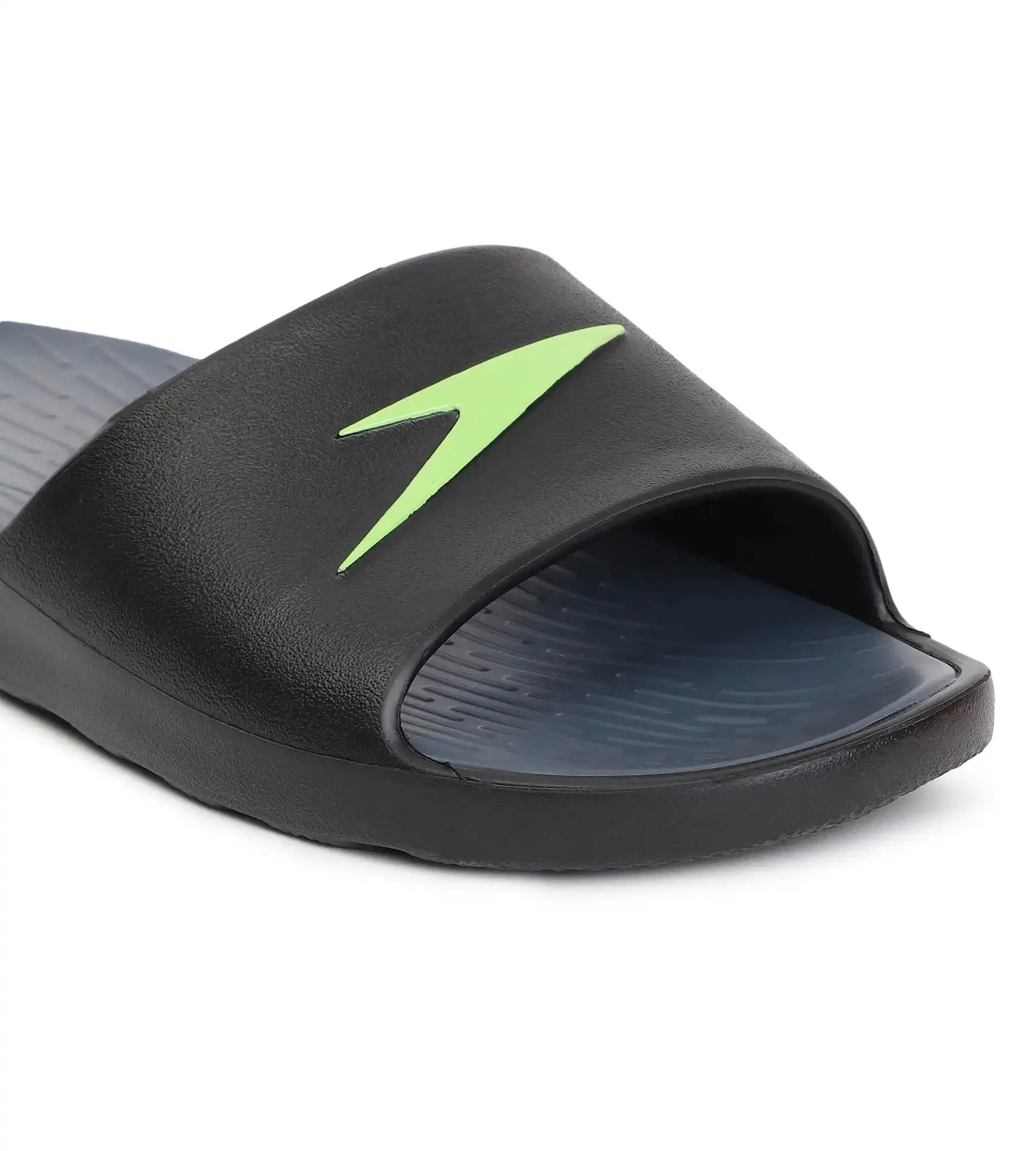 Men's Dual Colour Slides - USA Charcoal & Black