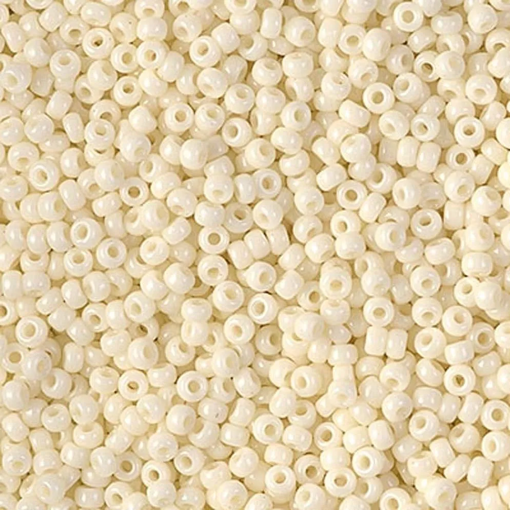 Miyuki Boncuk, MiyukiSeedBeads 11/0-0491 Opaque Ivory