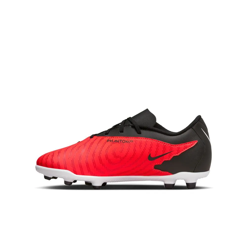 Nike Phantom GX Club FG Jnr Football Boots (Bright Crimson/Black/White)