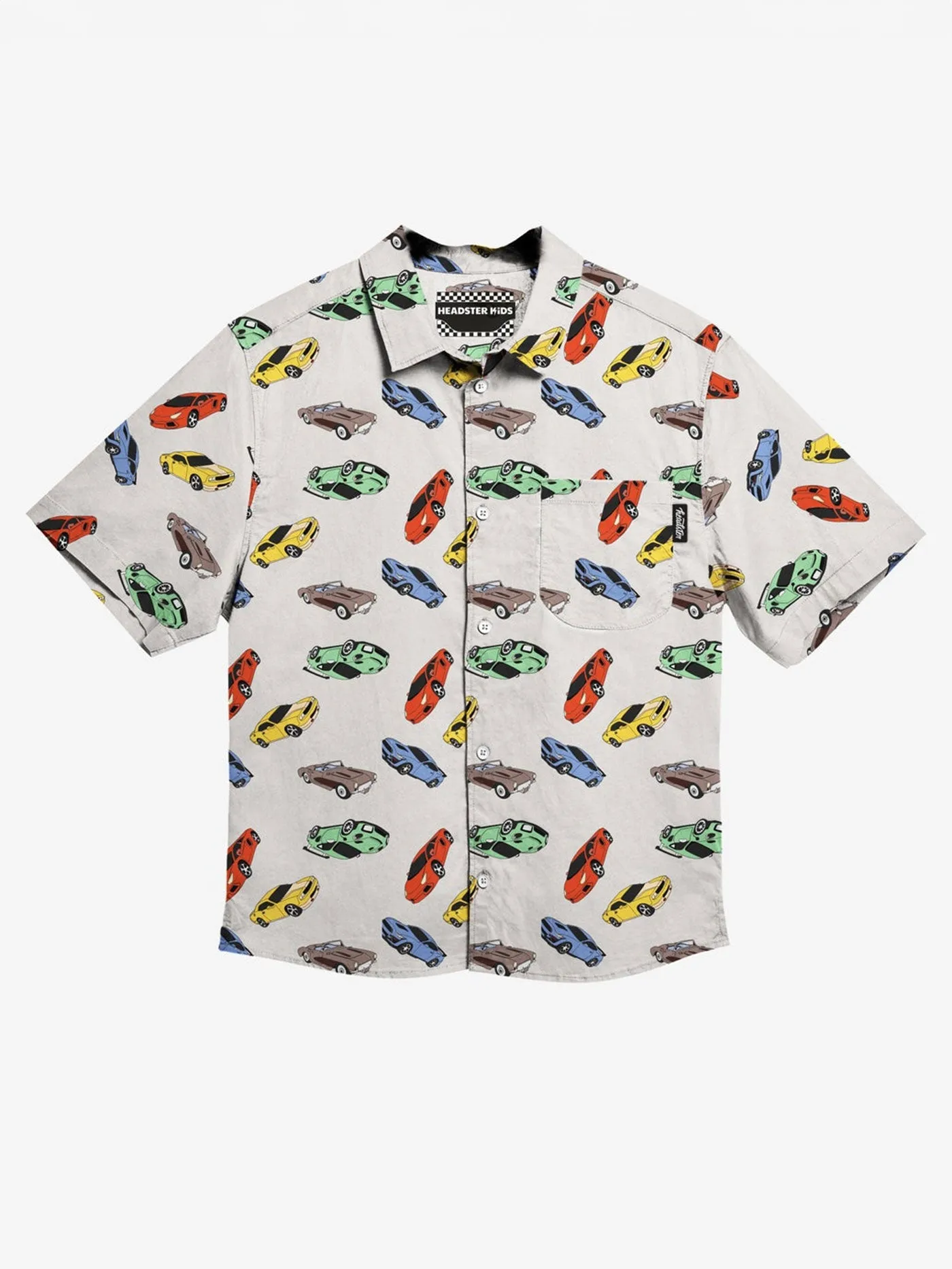 Pitstop Short Sleeve Buttondown Shirt (Boys 2-7)