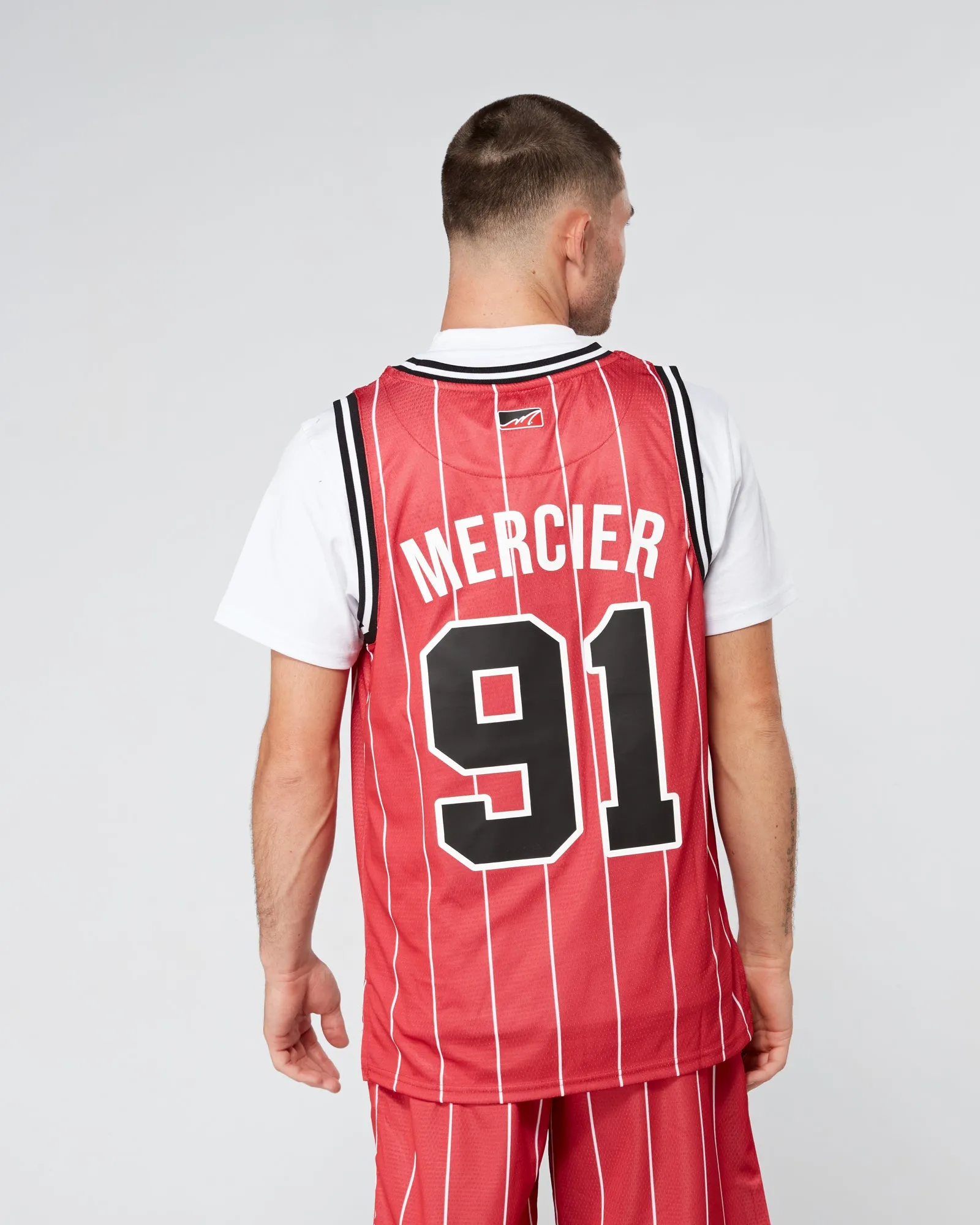 Red Mercier Crawford Basketball Vest