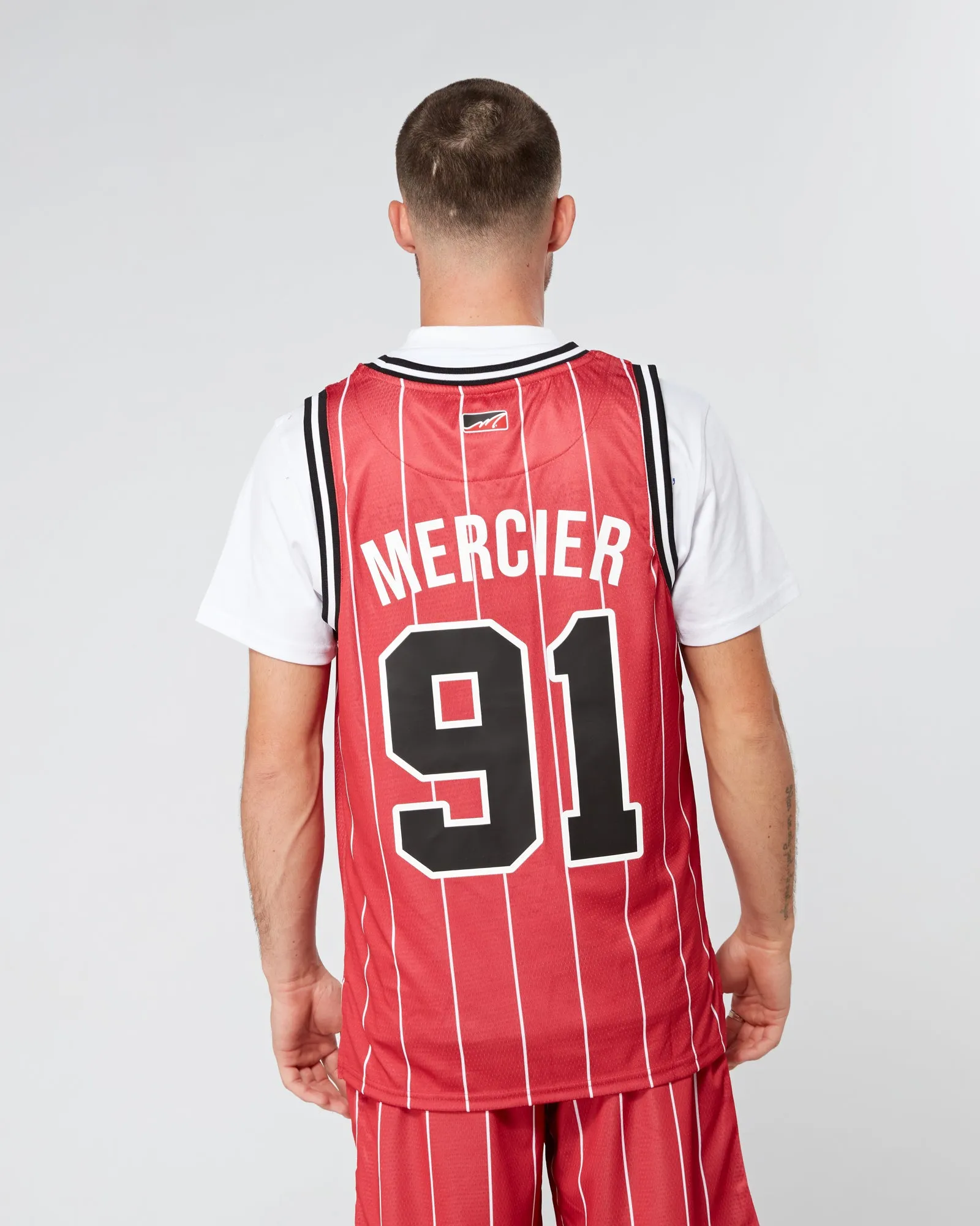 Red Mercier Crawford Basketball Vest