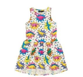 Rock Your Kid DINO-MITE SLEEVELESS DROP WAIST DRESS