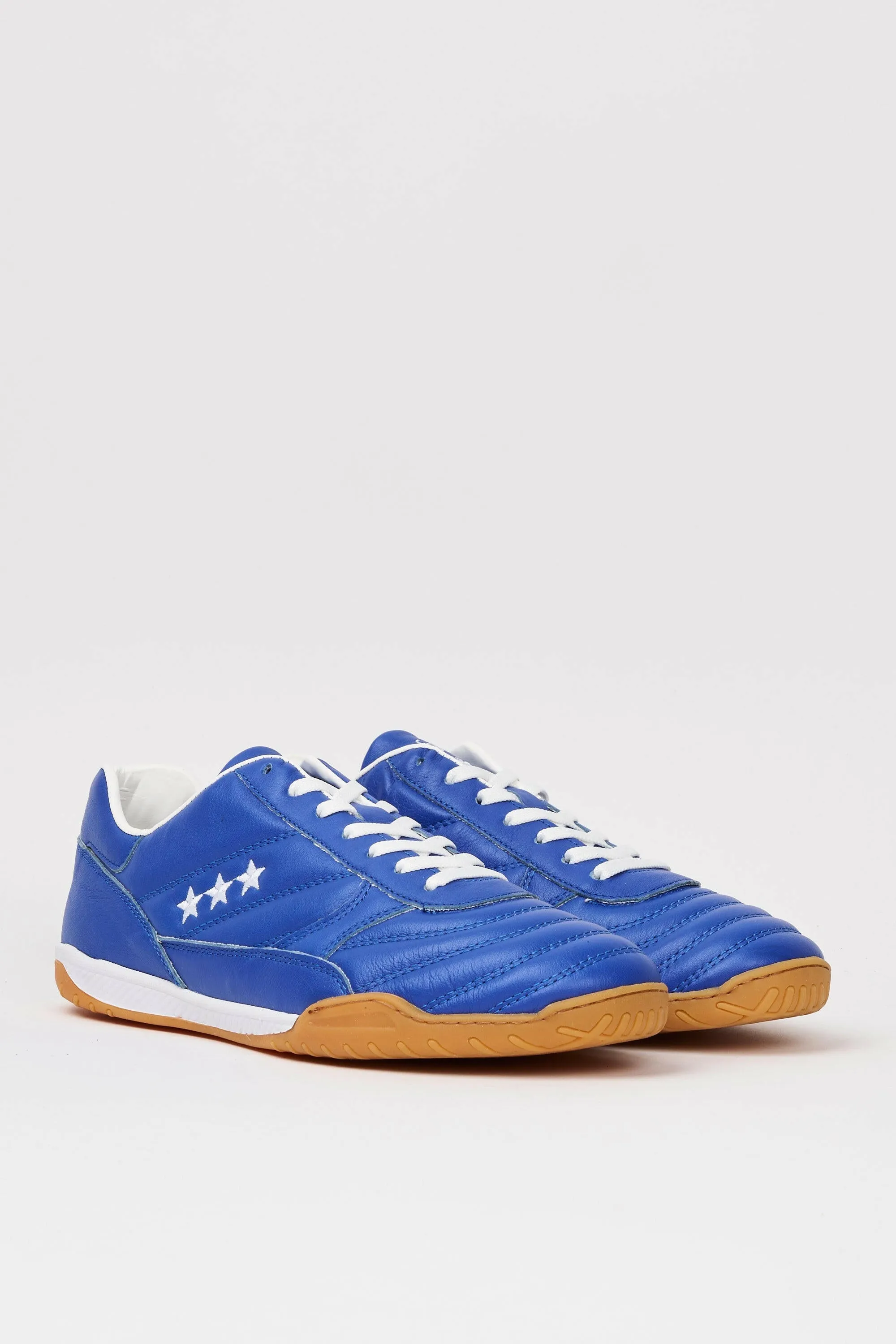 Scarpe da calcio indoor Alloro in pelle blu