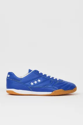 Scarpe da calcio indoor Alloro in pelle blu