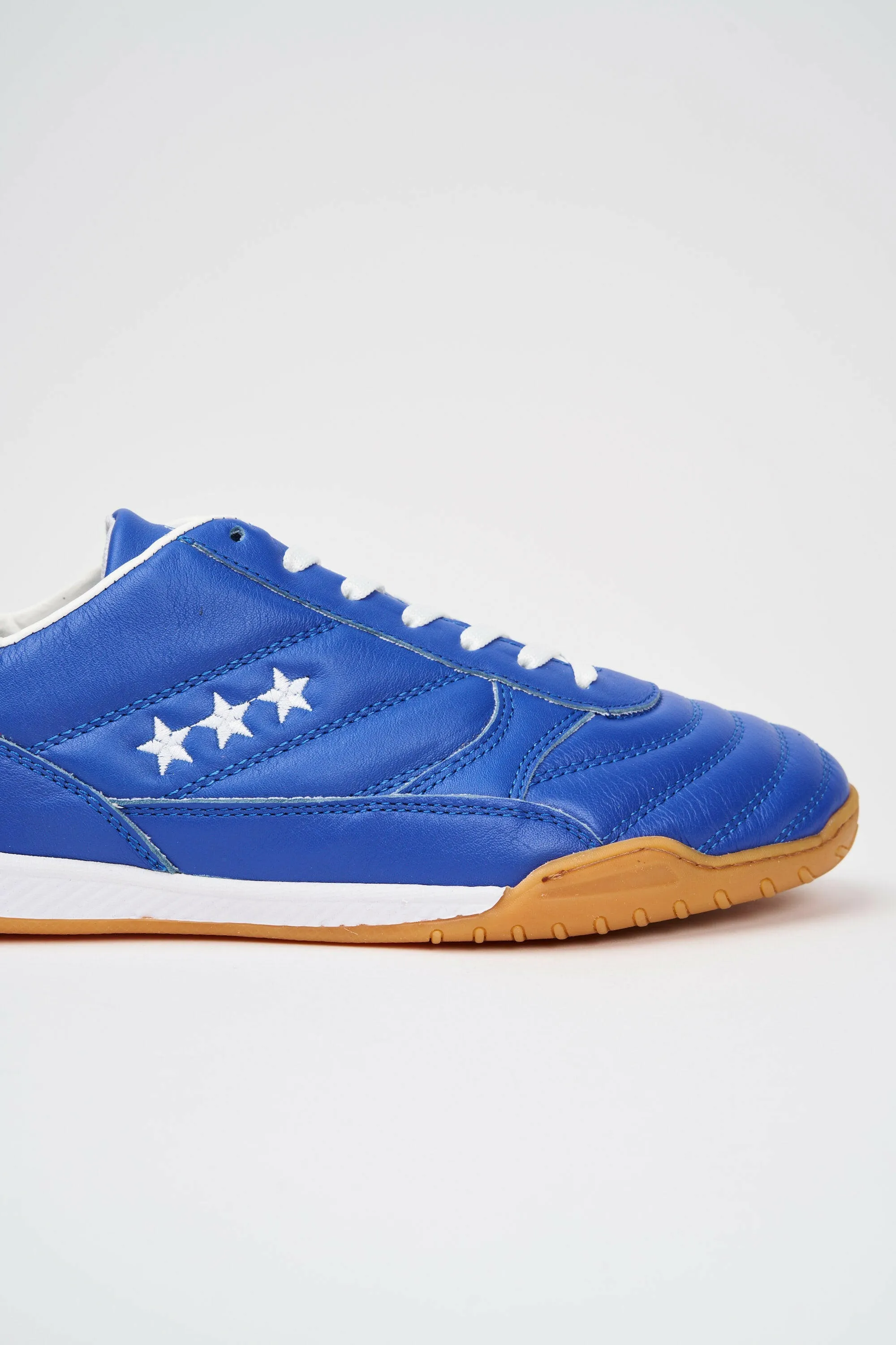 Scarpe da calcio indoor Alloro in pelle blu