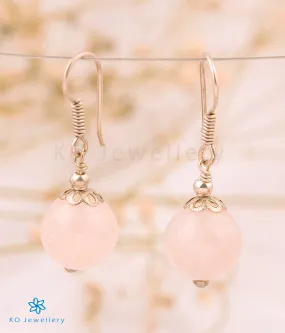 The Rose Quartz Silver Gemstone Earring