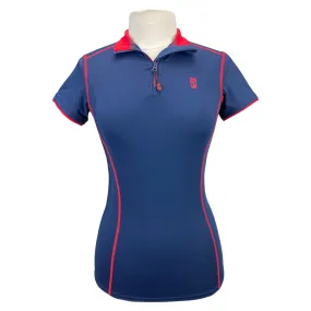 Tredstep 'Symphony Futura' Sport Shirt in Navy/Red - Women's XS