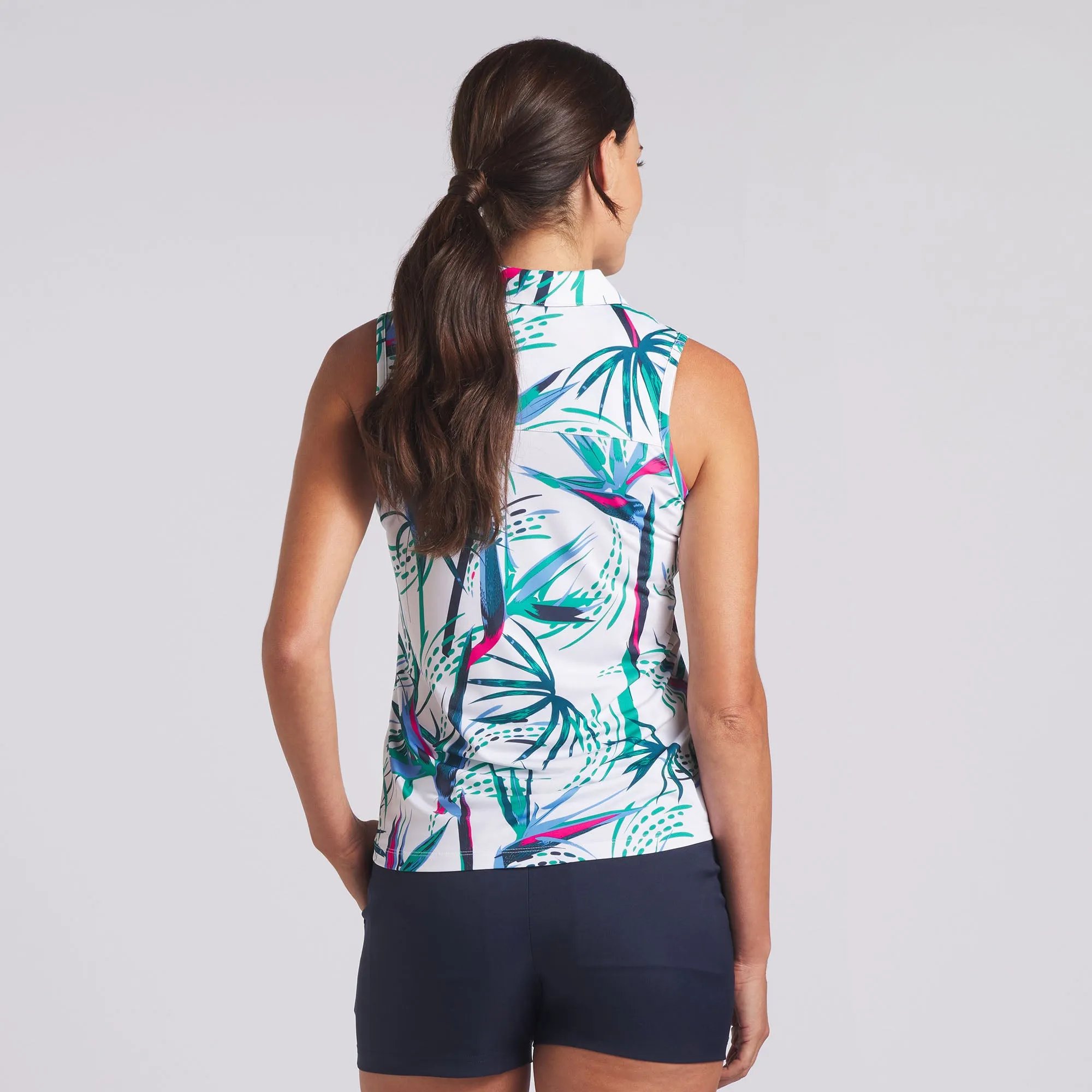 Women's MATTR Paradise Sleeveless Golf Polo