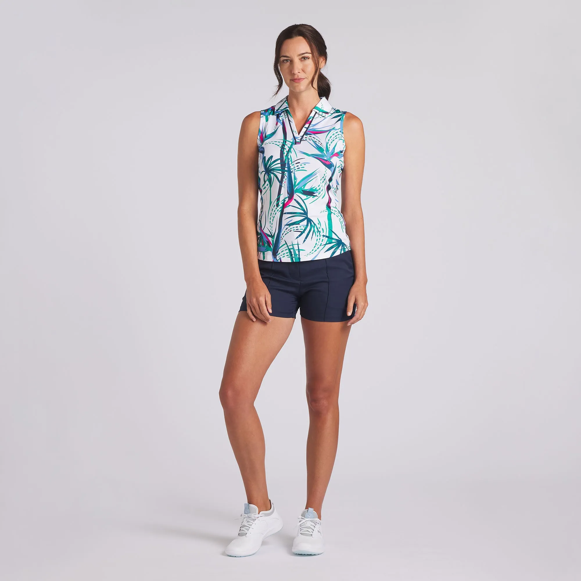 Women's MATTR Paradise Sleeveless Golf Polo