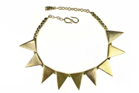 YVES SAINT LAURENT triangles necklace